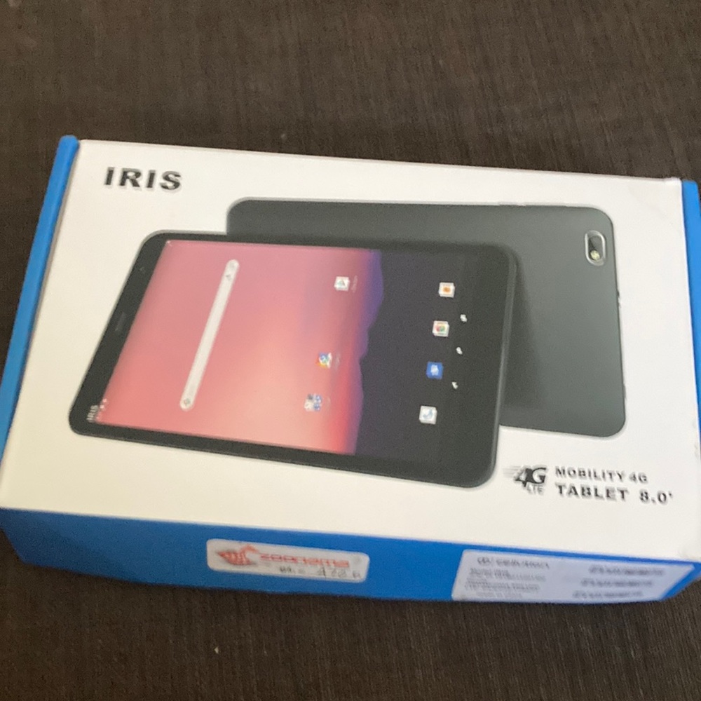 It’s a IRIS 4G tablet 8.0 inch